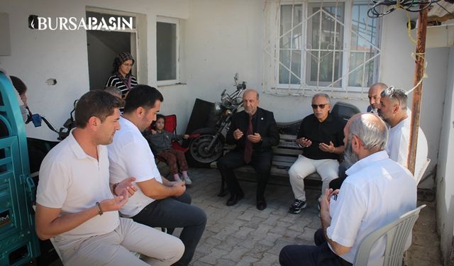 Bursa PERDER’den şehit itfaiyecinin ailesine ziyaret