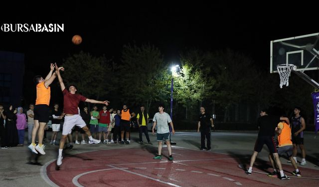 İnegöl’de sokak basketbolu turnuvası nefes kesti