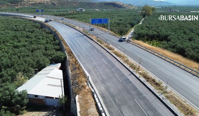 İznik Çevre Yolunda asfalt yenileme çalışmaları başladı