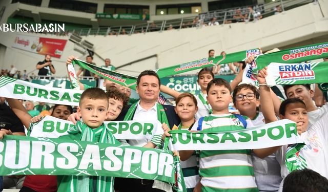 Başkan Aydın’dan Çocuklara Unutulmaz Bursaspor Günü
