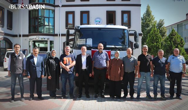 Keles Belediyesi araç filosuna yeni çöp aracı eklendi