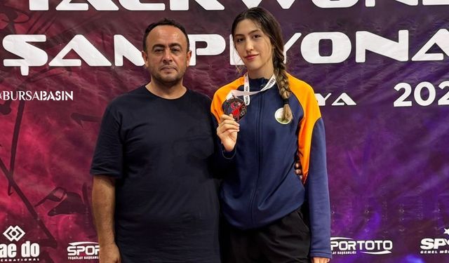 Osmangazili Şevval Melek'den Türkiye Üçüncülüğü