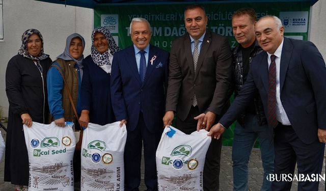 Nilüfer’de 300 Çiftçiye İtalyan Çimi Tohumu Desteği