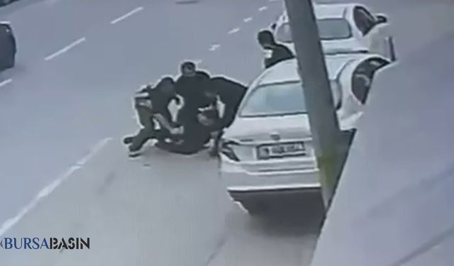 Bursa’da drift yapan sürücü polise saldırdı!