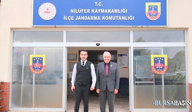 Başkan Özdemir’den Jandarma Komutanı Önderışık’a Ziyaret