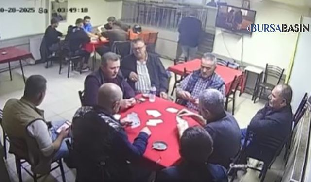 İnegöl’de Deprem Paniği! Kıraathanede Korku Anları