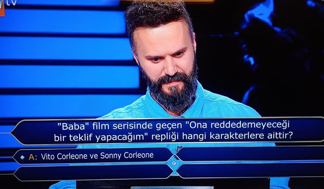 "Baba film serisinde geçen ona reddedemeyeceği bir teklif yapacağım" repliği hangi karakterlere aittir? Sorusunu cevabı