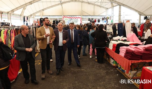Nilüfer’de Altınşehir’e Yeni Giyim Pazarı Açıldı
