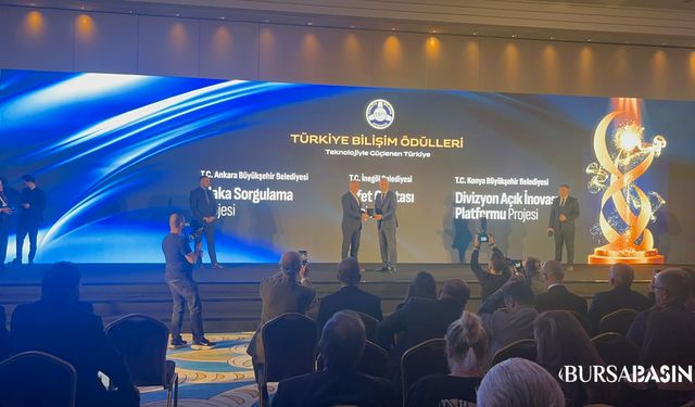 İnegöl’ün Afet Uygulamasına Türkiye Bilişim Ödülü