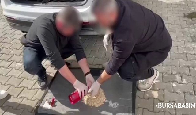 Gemlik’te Araçtan 5 Bin 526 Captagon Çıktı