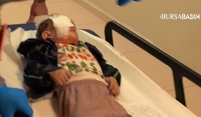 İnegöl’de patlayan torpil, 2 yaşındaki çocuğu yaraladı