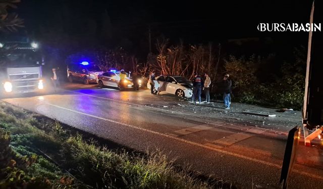 İznik’te Tır İle Otomobil Çarpıştı: 1 Yaralı