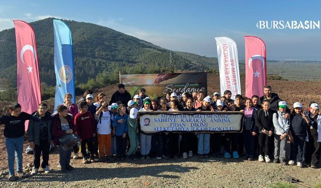 Sabriye Öğretmen Anısına 120 Fidan Toprakla Buluştu