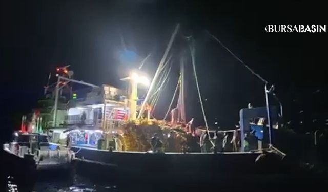 Bursa’da Gece Yarısı Teknelere Baskın