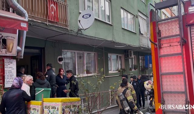 Osmangazi’de Eş Kavgası Sonrası Evini Ateşe Verdi