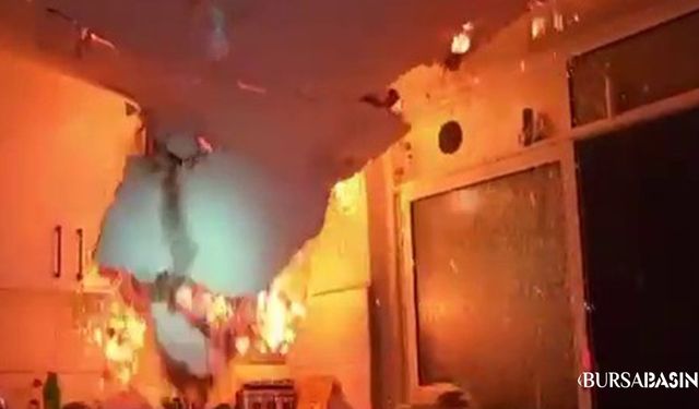 Bursa’da Çöken Tavan Son Anda Fark Edildi