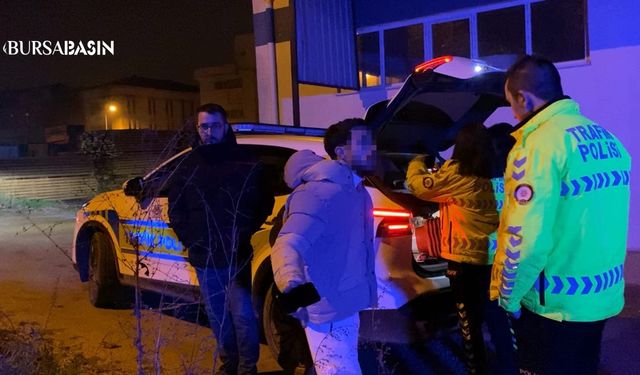 Alkollü Sürücü ve Arkadaşı Polise Zor Anlar Yaşattı