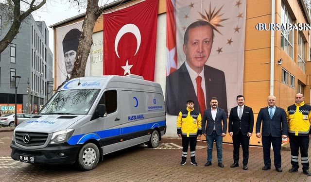 Yenişehir’de Bağışla Alınan Hasta Nakil Aracı Hizmete Girdi