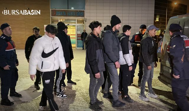 Bursa'da Kaçak Göç Operasyonu: 9 Kişi Yakalandı