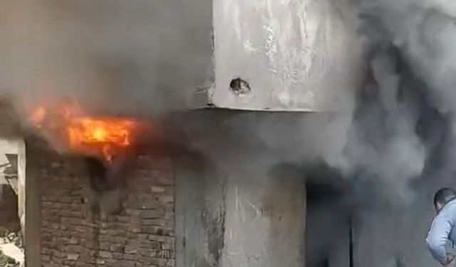 Bursa’da Metruk Bina Yangını Korkuttu