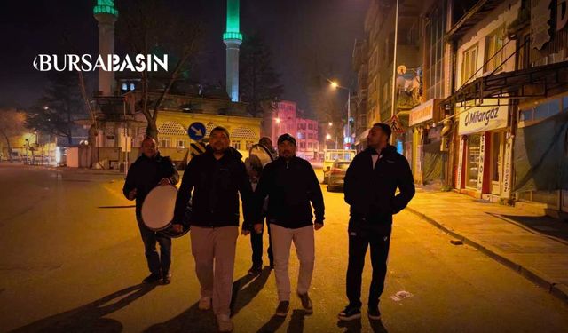 İnegöl’de Sahura İlahili Uyanış