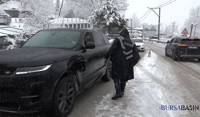 Uludağ Yolunda Zincir Denetimi Başladı