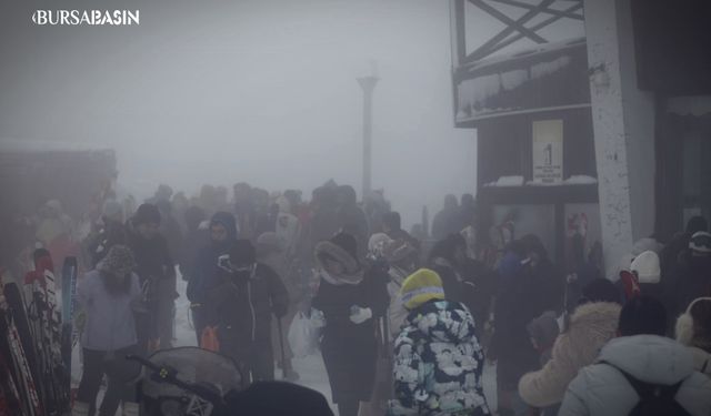 Uludağ’da Sömestr Yoğunluğu: 120 Santim Kar, Rekor Ziyaret
