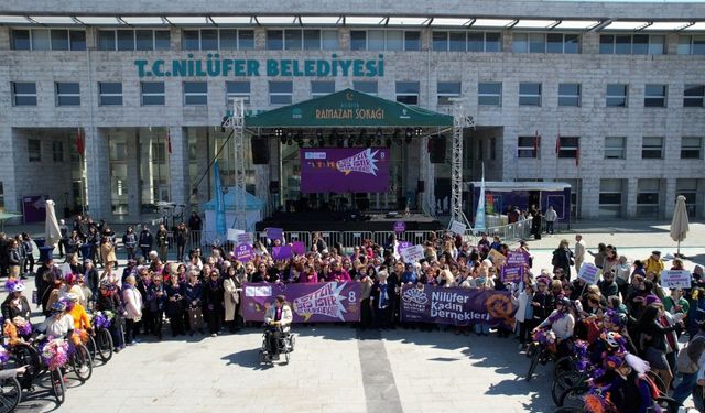 Nilüfer’de Kadınlar 8 Mart İçin Yürüdü