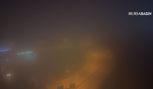 Bursa Mudanya Yolunda Sis Etkili Oldu