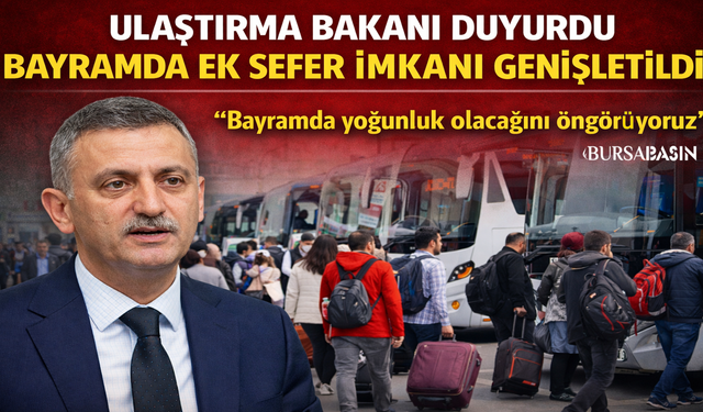 Bayramda Otobüs Seferlerine Ek Düzenleme