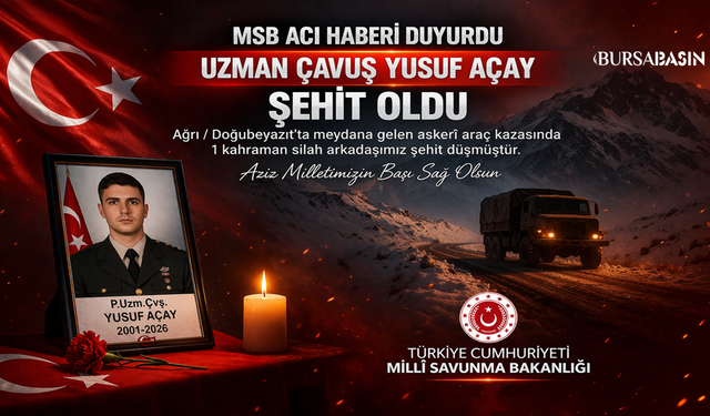 Ağrı’da Askerî Araç Kazası: 1 Şehit