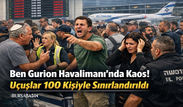 Ben Gurion Havalimanı’nda Yolcular Arasında Kargaşa Çıktı