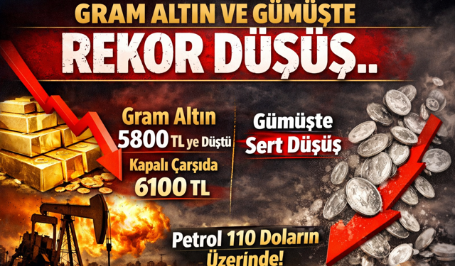 Son dakika: Altın ve Gümüşte Tarihi Düşüş
