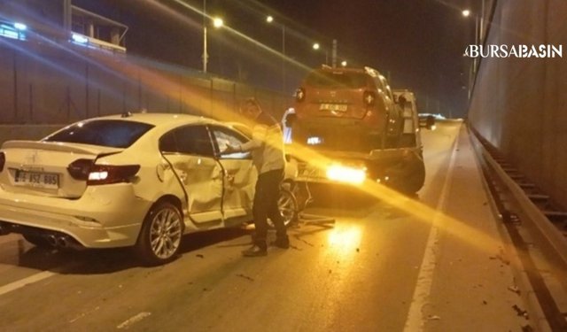 Bursa’da Gece Yarısı Zincirleme Kaza: 6 Yaralı