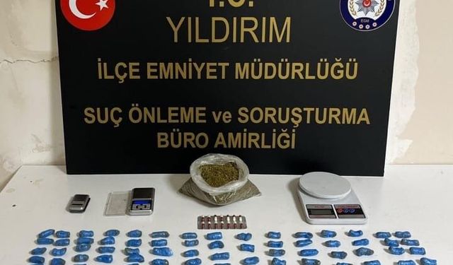 Bursa’da Tavanda Gizli Madde Bulundu
