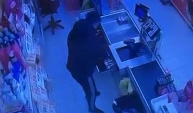 Bursa’da Market Hırsızı Kayıplara Karıştı