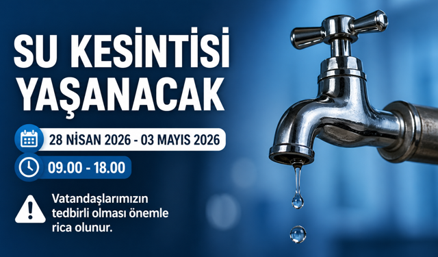 Bursa’da 6 Günlük Su Kesintisi Uyarısı