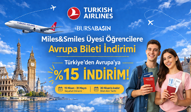 THY’den Öğrencilere Avrupa Uçuşlarında %15 İndirim