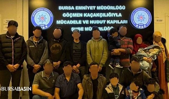 Bursa Polisi Göçmen Kaçakçılarına Göz Açtırmadı