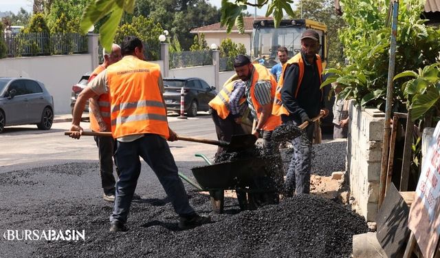 Osmangazi’de Kolej Caddesi Yenilendi