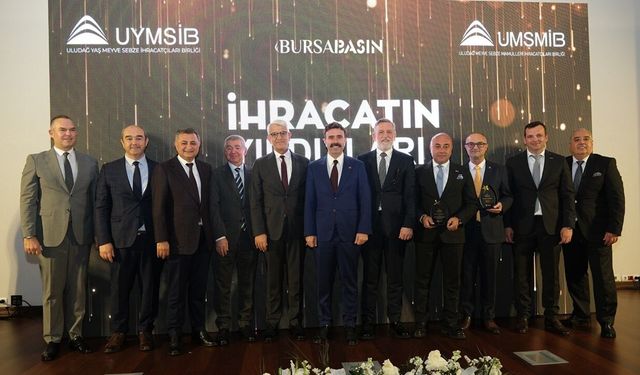 Bursa’da İhracatın Yıldızları Ödüllerle Taçlandı