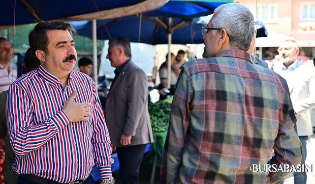 Yılmaz’dan Bayram Öncesi Esnafla Buluşma