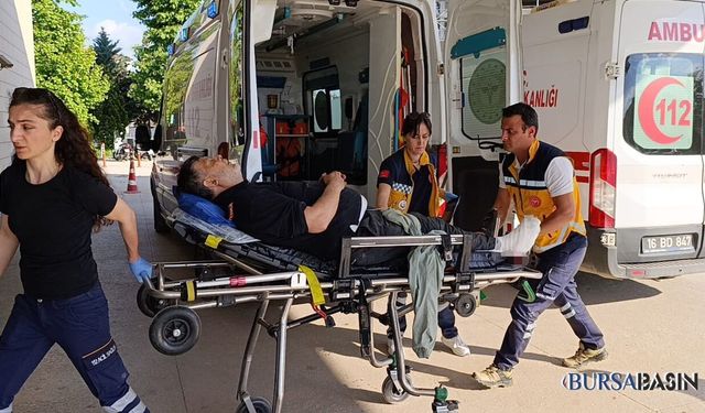 İnegöl’de Fabrikada Makine Devrildi: İşçi Yaralı