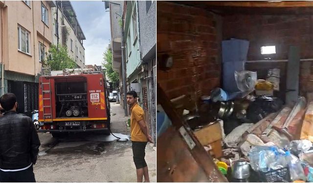 Yıldırım’da Ev Yangını Mahalleyi Korkuttu