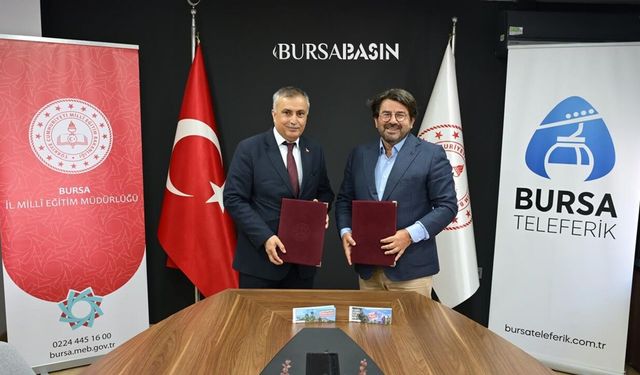 Bursa’da öğrencilere 450 bin ücretsiz teleferik bileti