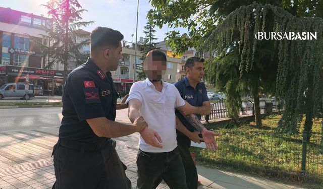 İnegöl’de Kaçan Şüpheli Kovalamaca Sonrası Yakalandı