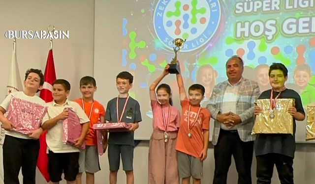 Bursa’da Zeka Oyunları Süper Ligi Şampiyonu Belli Oldu