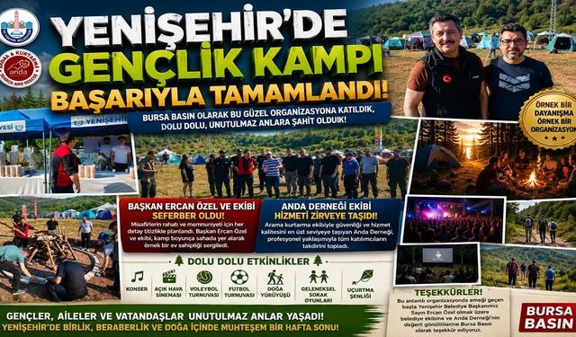 Yenişehir'de Gençlik Kampı Coşkusu: Doğa, Eğlence Ve Dayanışma Bir Aradaydı