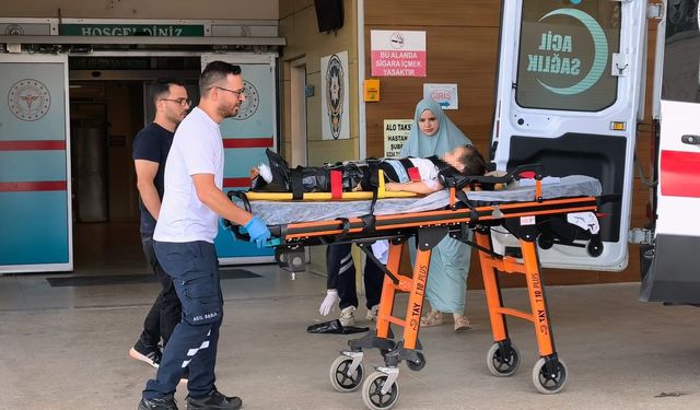Bursa'da kamyonun çarptığı 6 yaşındaki çocuk ağır yaralandı