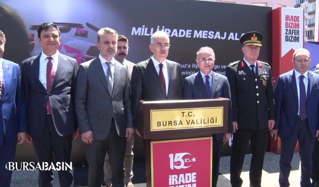 Bursa'da 15 Temmuz Anma Merkezi ziyaretçilerini ağırlıyor